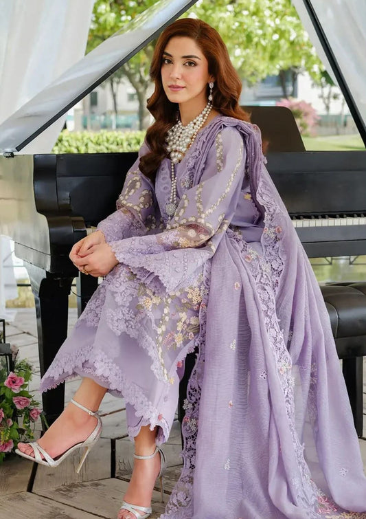 Lilac — 3-Piece Luxury Embroidered Unstitched Suit
